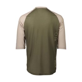 POC Cycling short sleeve jersey - MTB PURE 3/4  - green/beige