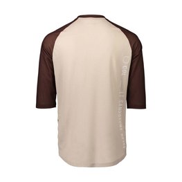 POC Cycling short sleeve jersey - MTB PURE 3/4 - brown/beige