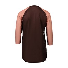 POC Cycling short sleeve jersey - MTB PURE 3/4 LADY - brown/pink