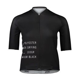 POC Cycling short sleeve jersey - PRISTINE PRINT LADY - black