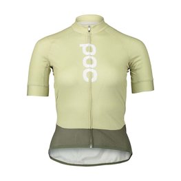 POC Cycling short sleeve jersey - ESSENTIAL ROAD LADY - green/light green