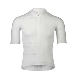 POC Cycling short sleeve jersey - PRISTINE PRINT - white