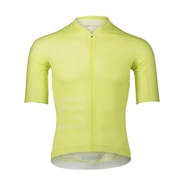 POC Cycling short sleeve jersey - PRISTINE PRINT  - yellow