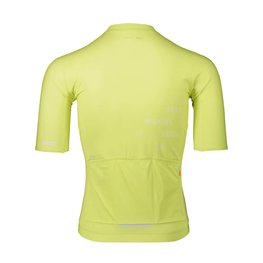 POC Cycling short sleeve jersey - PRISTINE PRINT  - yellow