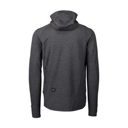 POC hoodie - MERINO ZIP HOOD - grey