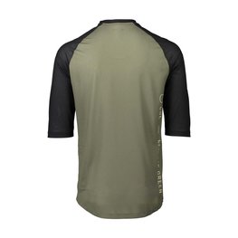 POC Cycling short sleeve jersey - MTB PURE 3/4 - black/green