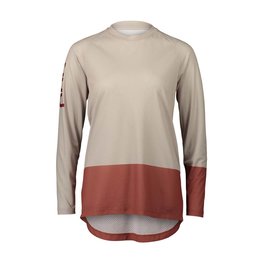 POC Cycling summer long sleeve jersey - MTB PURE LADY - beige