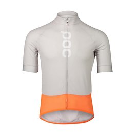 POC Cycling short sleeve jersey - ESSENTIAL ROAD LOGO - grey/orange
