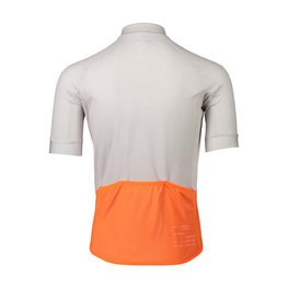 POC Cycling short sleeve jersey - ESSENTIAL ROAD LOGO - grey/orange