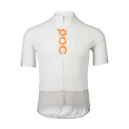 POC Cycling short sleeve jersey - ESSENTIAL ROAD LOGO - white/grey