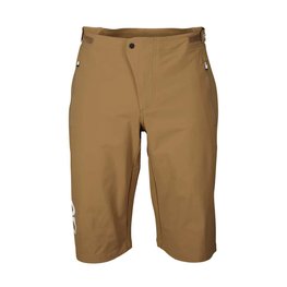 POC Cycling shorts without bib - ESSENTIAL ENDURO - brown