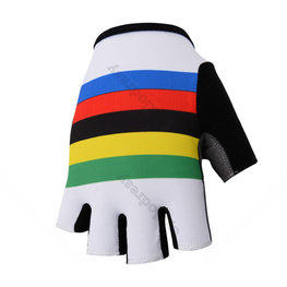 Cycling fingerless gloves - UCI - multicolour