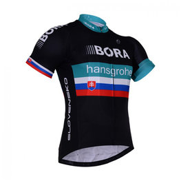 Cycling short sleeve jersey - BORA 2017 - black