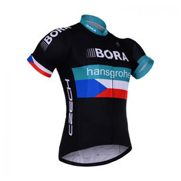 Cycling short sleeve jersey - BORA 2017 - black