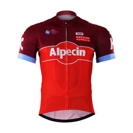 Cycling short sleeve jersey - KATUSHA 2017 - bordeaux/red