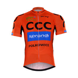 Cycling short sleeve jersey - CCC RENO 2016 - orange