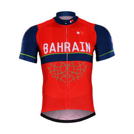 BONAVELO Cycling short sleeve jersey - BAHRAIN MERIDA 2017 - red/blue