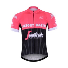 Cycling short sleeve jersey - TREK 2017 - black/pink