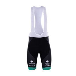 Cycling bib shorts - CAJA RURAL 2017 - black/green