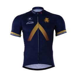 Cycling short sleeve jersey - AQUA BLUE 2017 - blue/gold
