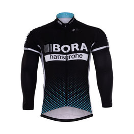 Cycling winter long sleeve jersey - BORA 2017 WINTER - black