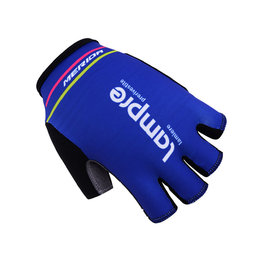 Cycling fingerless gloves - LAMPRE 2017 - blue