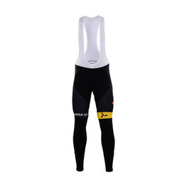 Cycling long bib trousers - ASTANA 2017 SUMMER - black