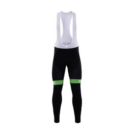 Cycling long bib trousers - CANNONDALE 2017 SMR - black/green