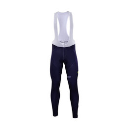 Cycling long bib trousers - MOVISTAR 2017 SUMMER - blue