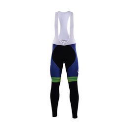 Cycling long bib trousers - ORICA 2017 SUMMER - green/blue/black