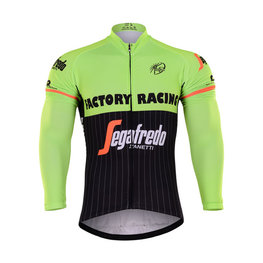 Cycling summer long sleeve jersey - TREK 2017 SUMMER - yellow/black