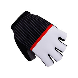 Cycling fingerless gloves - TREK 2017 - red/white/black