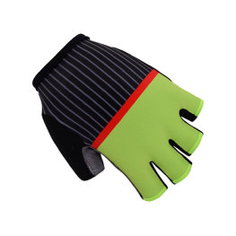 Cycling fingerless gloves - TREK 2017 - yellow/black