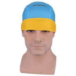 Cycling bandana - ASTANA 2018 - light blue/yellow