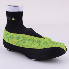 BONAVELO Cycling shoe covers - DIMENSION DATA 2018 - green/black