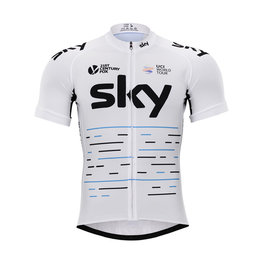 Cycling short sleeve jersey - SKY 2017 - white