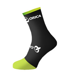 Cyclingclassic socks - ORICA 2017 - black/green