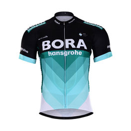 Cycling short sleeve jersey - BORA 2018 - black/green