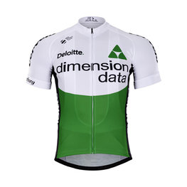 Cycling short sleeve jersey - DIMENSION DATA 2018 - black/white/green