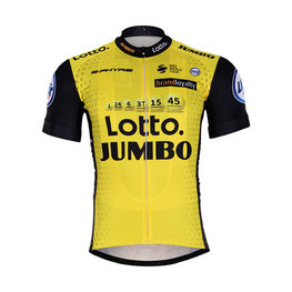 Cycling short sleeve jersey - LOTTO 2018 - yellow/black