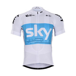 BONAVELO Cycling short sleeve jersey - SKY 2018 - light blue/white