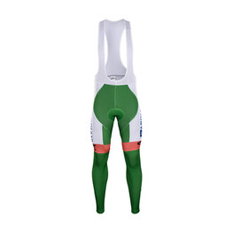 Cycling long bib trousers - BARDIANI 2018 WINTER - green