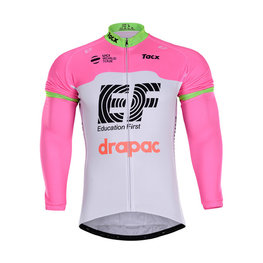 Cycling winter long sleeve jersey - CANNONDALE 2018 WNT - white/pink