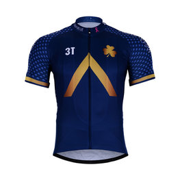 Cycling short sleeve jersey - AQUA BLUE 2018 - gold/blue