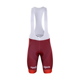BONAVELO Cycling bib shorts - KATUSHA 2018 - bordeaux/red