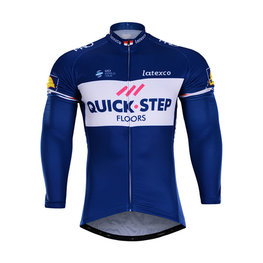 Cycling summer long sleeve jersey - QUICKSTEP 2018 SMR - blue/white