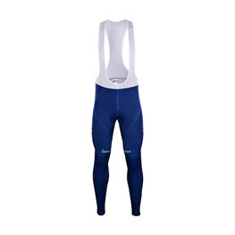 Cycling long bib trousers - QUICKSTEP 2018 SMR - blue