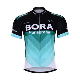 Cycling short sleeve jersey - BORA 2018 KIDS - black/green