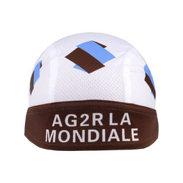 Cycling bandana - AG2R 2014 - white/light blue/brown