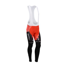 Cycling long bib trousers - BMC 2014 SUMMER - red/black